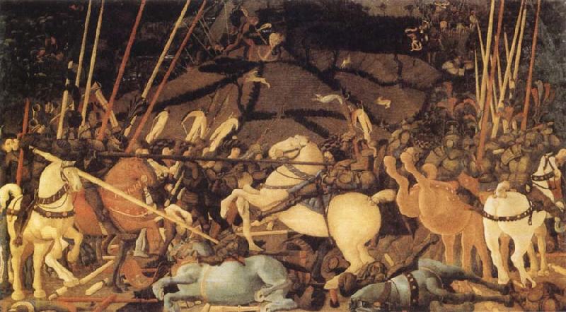 UCCELLO, Paolo Battle of San Romano France oil painting art